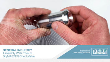 DryMASTER assembly check valve