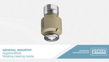 HygienicWhirly – Rotating cleaning nozzle
