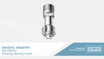 MicroWhirly, series 566 – Rotating cleaning nozzle