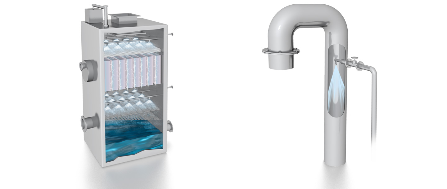 Nozzles and engineered solutions for processes in specialty chemicals