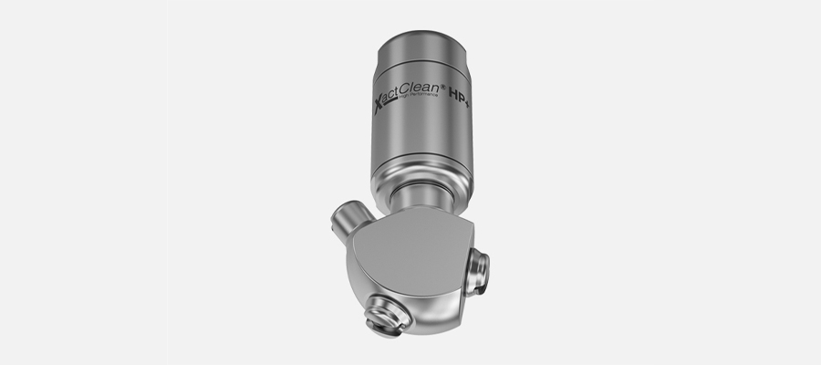A cleaning sprayer tank nozzle